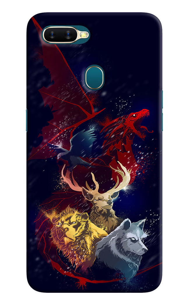 Game Of Thrones Oppo A7/A5s/A12 Hard Case Back Cover by Casekaro