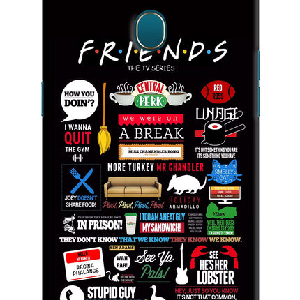FRIENDS Oppo A7/A5s/A12 Hard Case Back Cover by Casekaro