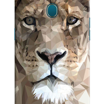 Lion Art Oppo A7/A5s/A12 Hard Case Back Cover by Casekaro