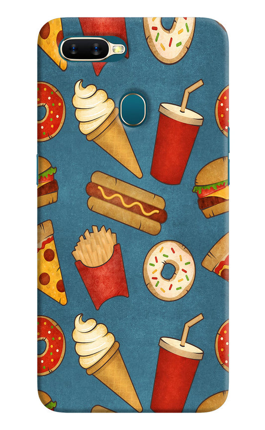 Foodie Oppo A7/A5s/A12 Hard Case Back Cover by Casekaro