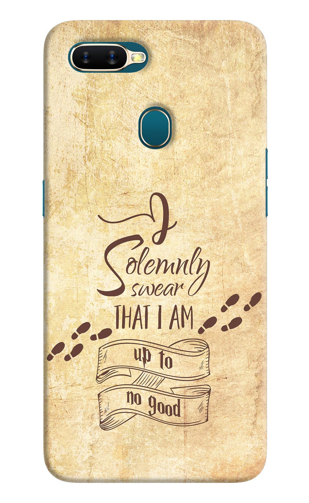 I Solemnly swear that i up to no good Oppo A7/A5s/A12 Hard Case Back Cover by Casekaro