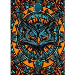 Angry Owl Art Oppo A7/A5s/A12 Hard Case Back Cover by Casekaro