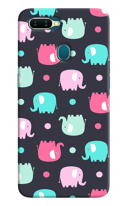 Elephants Oppo A7/A5s/A12 Hard Case Back Cover by Casekaro
