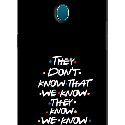 FRIENDS Dialogue Oppo A7/A5s/A12 Hard Case Back Cover by Casekaro