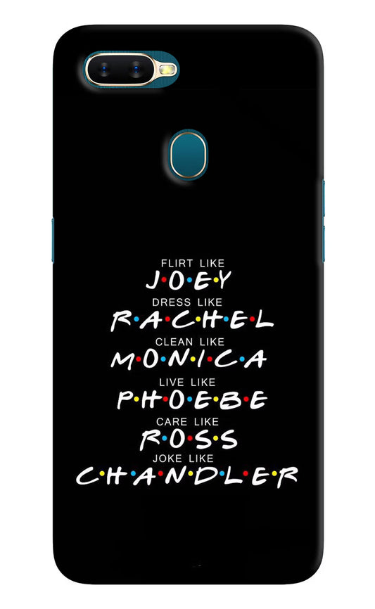 FRIENDS Character Oppo A7/A5s/A12 Hard Case Back Cover by Casekaro