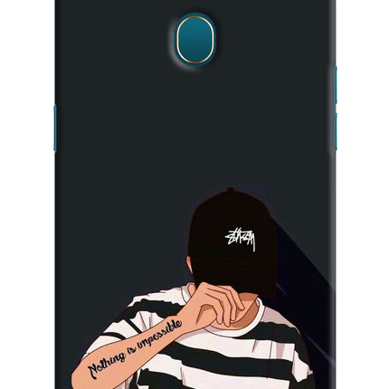 Aesthetic Boy Oppo A7/A5s/A12 Hard Case Back Cover by Casekaro
