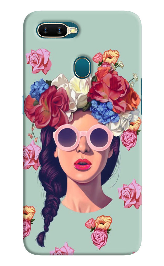 Pretty Girl Oppo A7/A5s/A12 Hard Case Back Cover by Casekaro