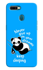 Keep Sleeping Oppo A7/A5s/A12 Hard Case Back Cover by Casekaro