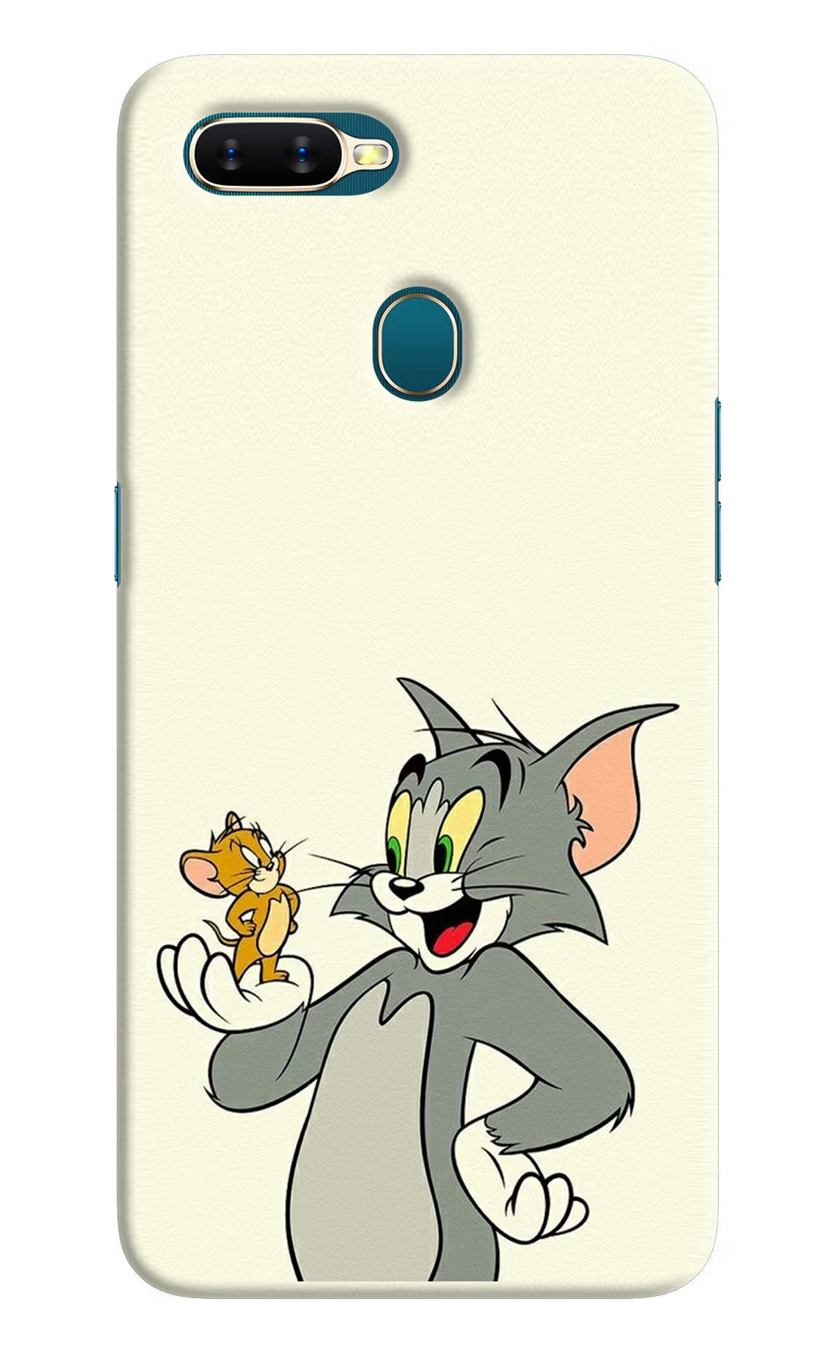 Tom & Jerry Oppo A7/A5s/A12 Hard Case Back Cover by Casekaro