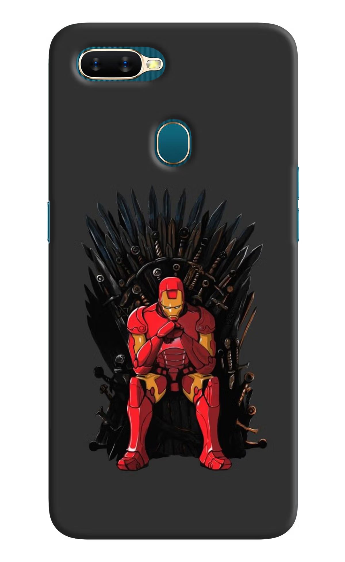 Ironman Throne Oppo A7/A5s/A12 Hard Case Back Cover by Casekaro