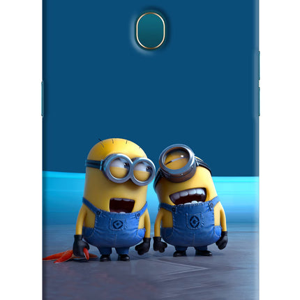 Minion Laughing Oppo A7/A5s/A12 Hard Case Back Cover by Casekaro