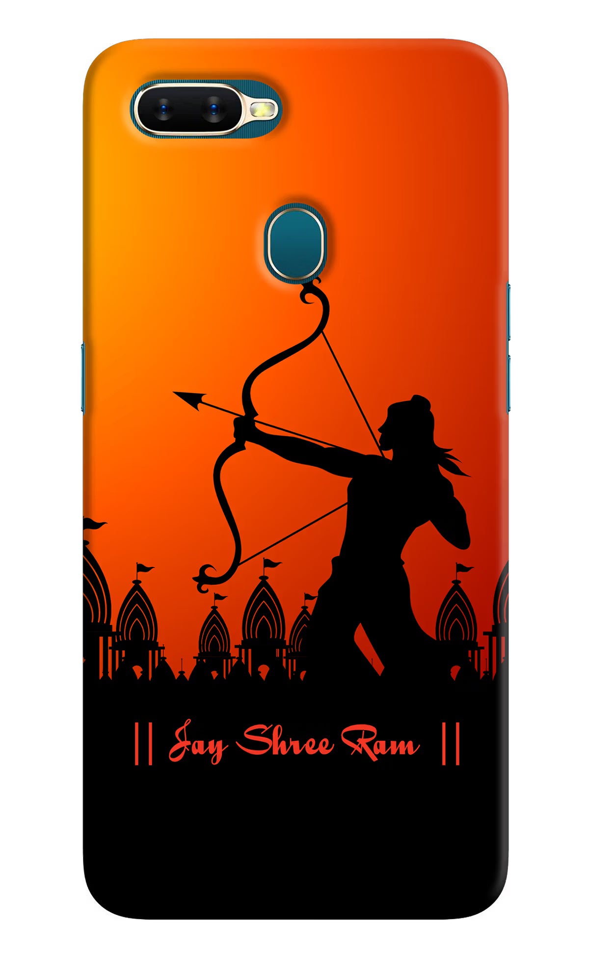 Lord Ram - 4 Oppo A7/A5s/A12 Hard Case Back Cover by Casekaro