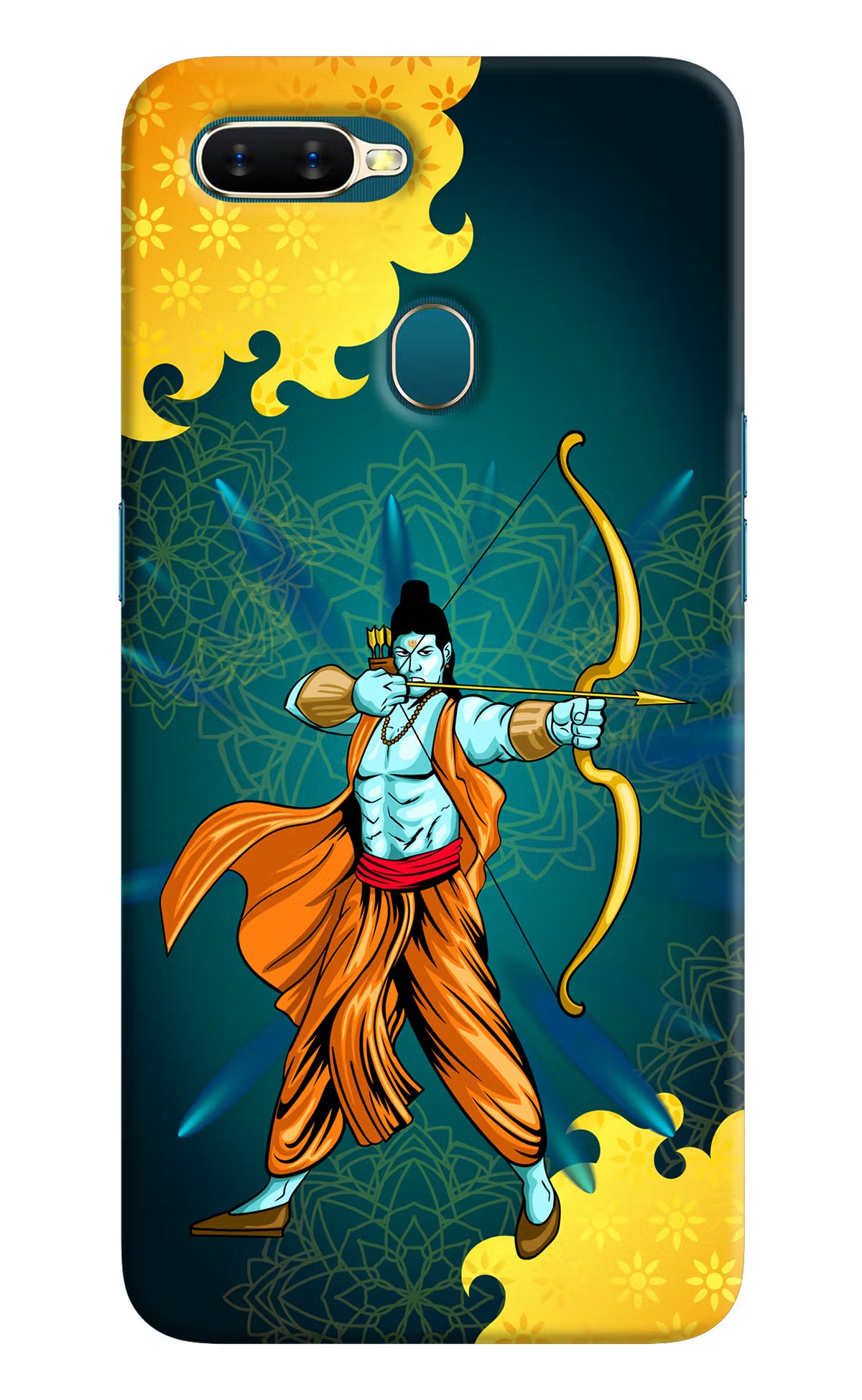 Lord Ram - 6 Oppo A7/A5s/A12 Hard Case Back Cover by Casekaro
