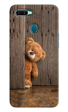 Teddy Wooden Oppo A7/A5s/A12 Hard Case Back Cover by Casekaro