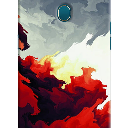 Fire Cloud Oppo A7/A5s/A12 Hard Case Back Cover by Casekaro