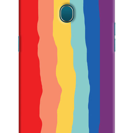 Rainbow Oppo A7/A5s/A12 Hard Case Back Cover by Casekaro