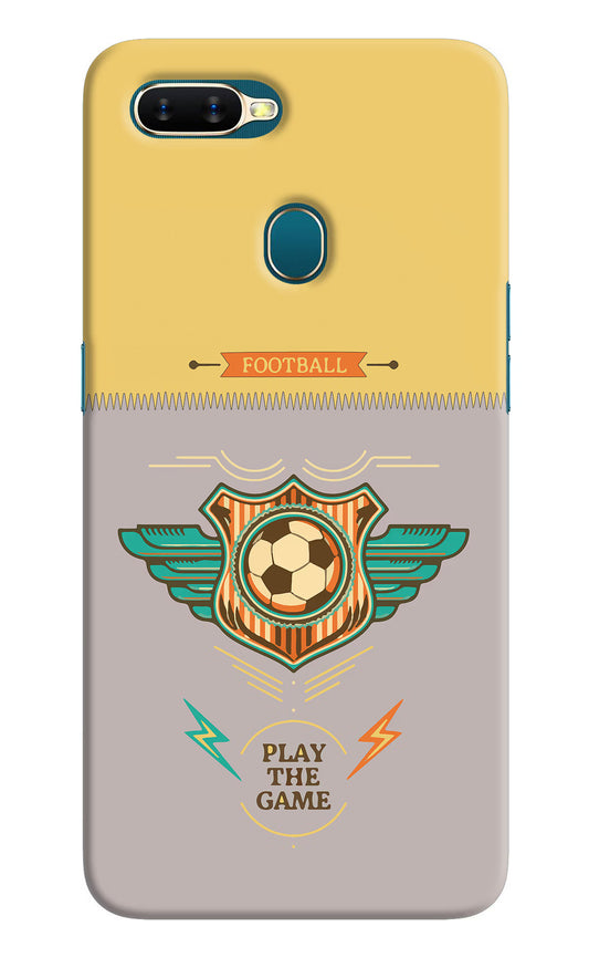 Football Oppo A7/A5s/A12 Hard Case Back Cover by Casekaro