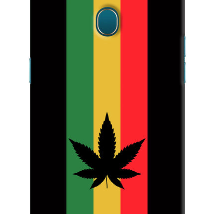 Weed Flag Oppo A7/A5s/A12 Hard Case Back Cover by Casekaro
