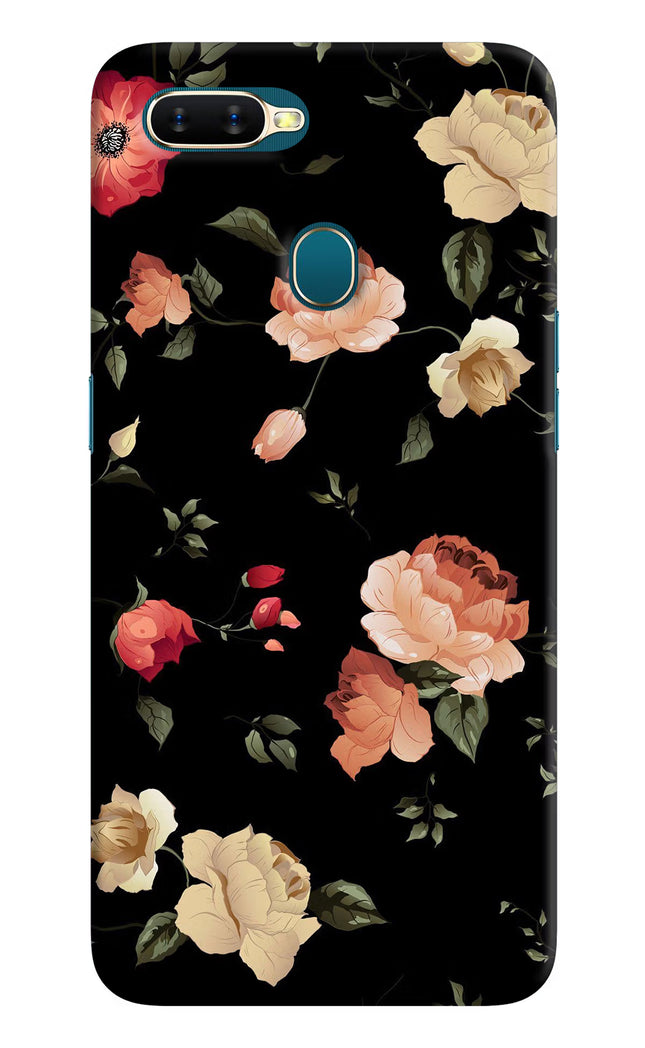 Flowers Oppo A7/A5s/A12 Hard Case Back Cover by Casekaro