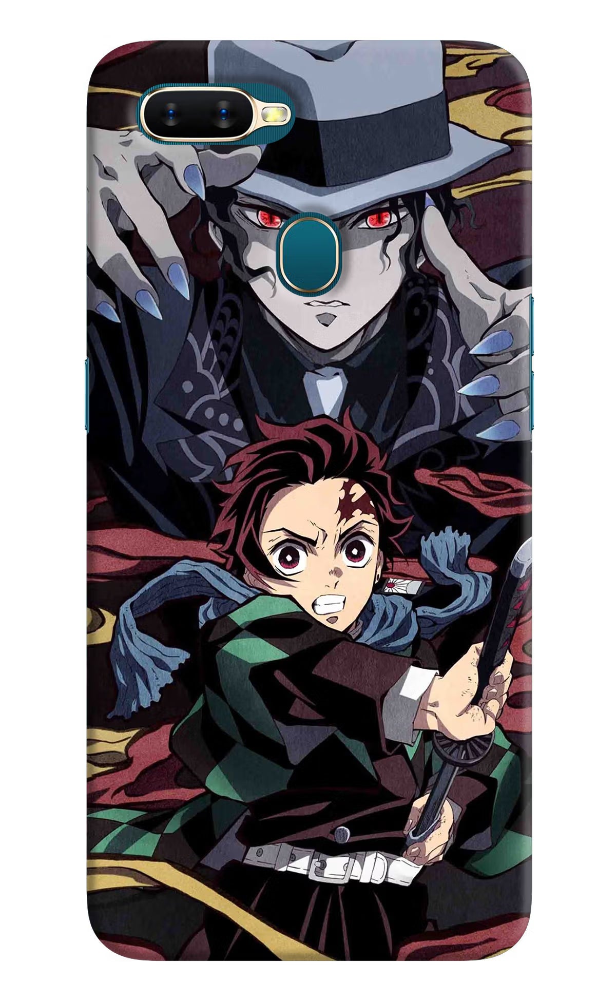 Demon Slayer Oppo A7/A5s/A12 Hard Case Back Cover by Casekaro