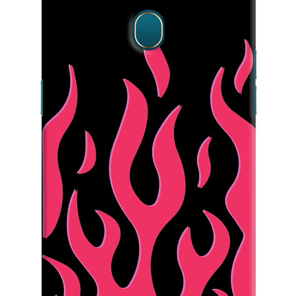 Fire Flames Oppo A7/A5s/A12 Hard Case Back Cover by Casekaro