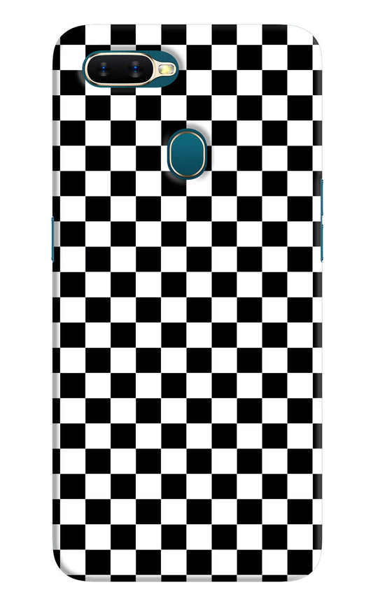Chess Board Oppo A7/A5s/A12 Hard Case Back Cover by Casekaro