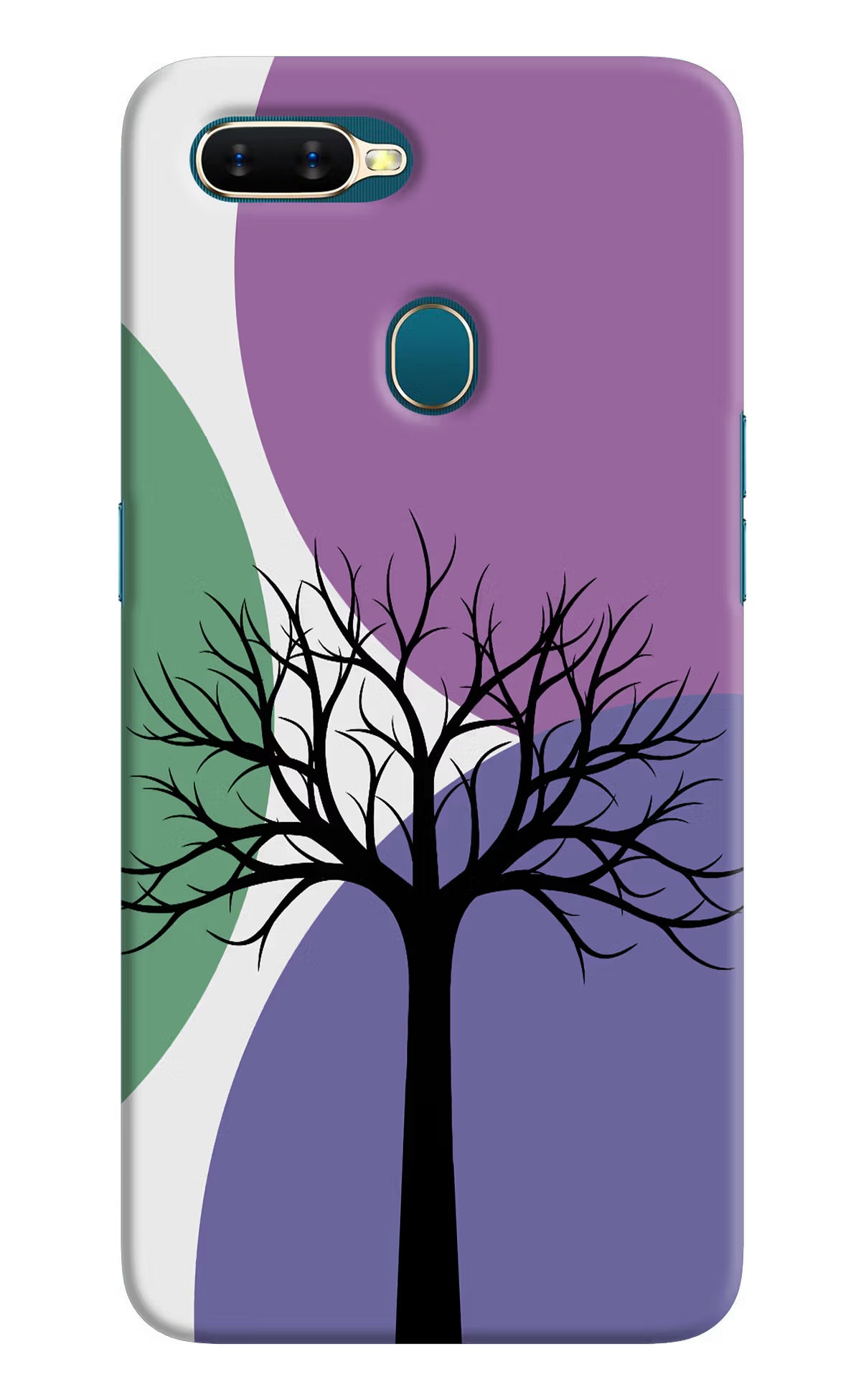 Tree Art Oppo A7/A5s/A12 Hard Case Back Cover by Casekaro