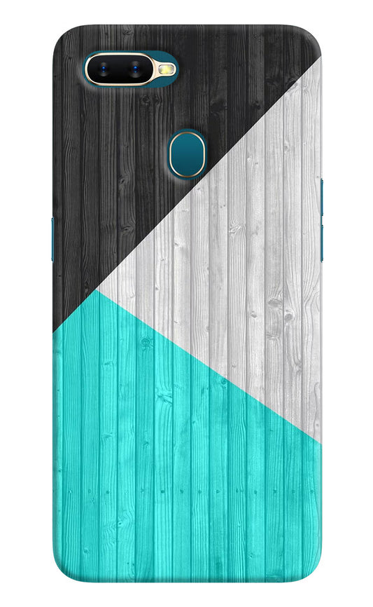Wooden Abstract Oppo A7/A5s/A12 Hard Case Back Cover by Casekaro