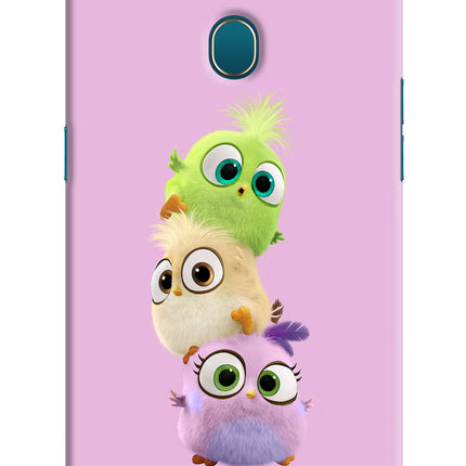 Cute Little Birds Oppo A7/A5s/A12 Hard Case Back Cover by Casekaro