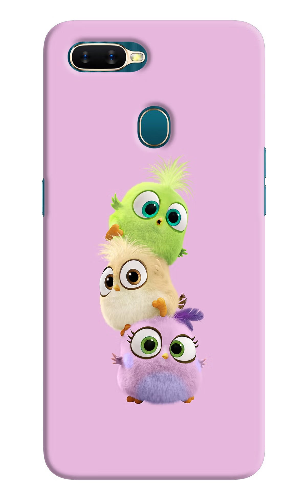 Cute Little Birds Oppo A7/A5s/A12 Hard Case Back Cover by Casekaro