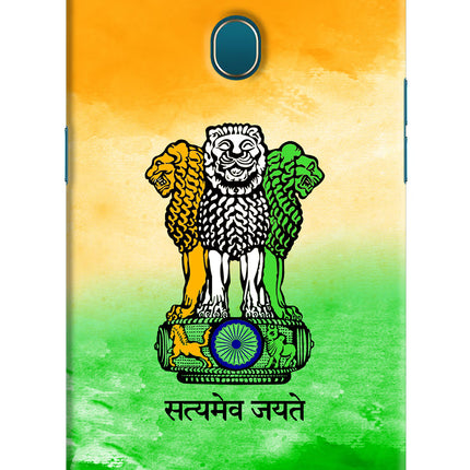 Satyamev Jayate Flag Oppo A7/A5s/A12 Hard Case Back Cover by Casekaro
