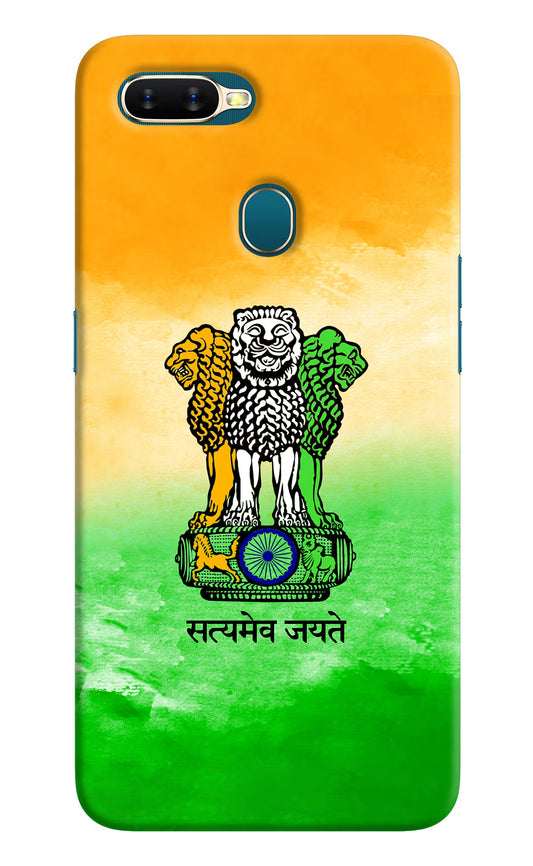 Satyamev Jayate Flag Oppo A7/A5s/A12 Hard Case Back Cover by Casekaro