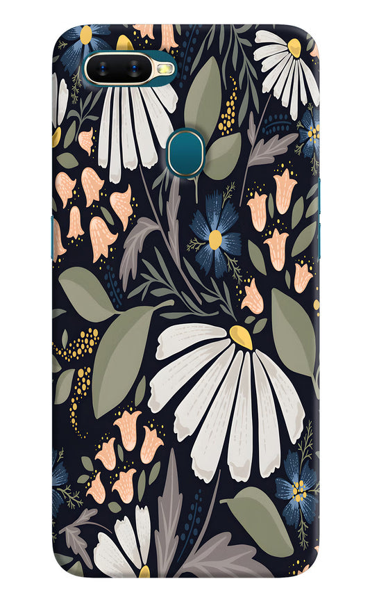Flowers Art Oppo A7/A5s/A12 Hard Case Back Cover by Casekaro