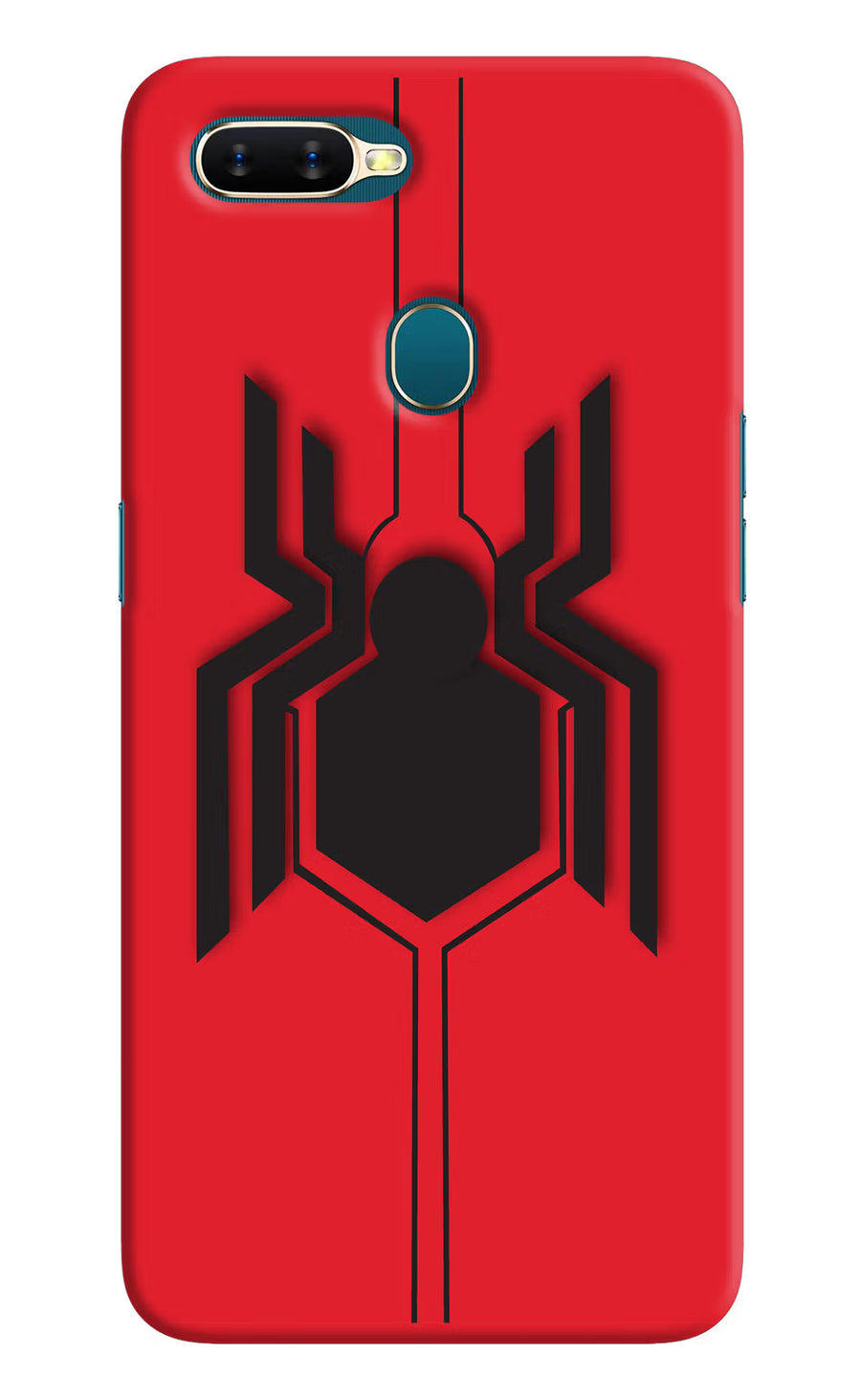 Spider Oppo A7/A5s/A12 Back Cover, Hard case