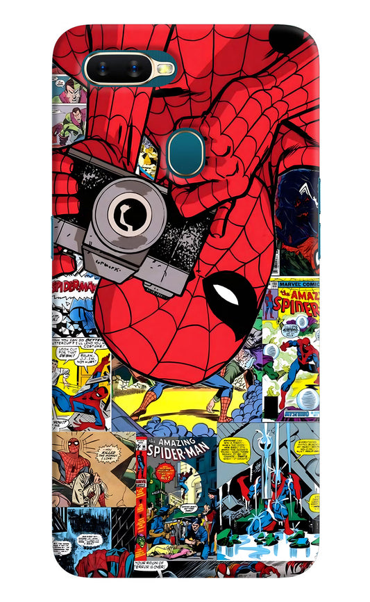 Spider Man Oppo A7/A5s/A12 Hard Case Back Cover by Casekaro