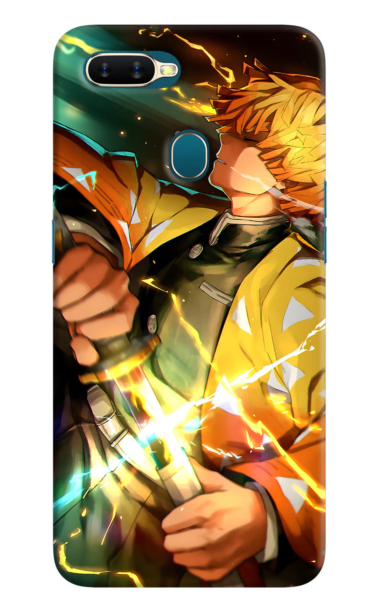 Demon Slayer Oppo A7/A5s/A12 Hard Case Back Cover by Casekaro