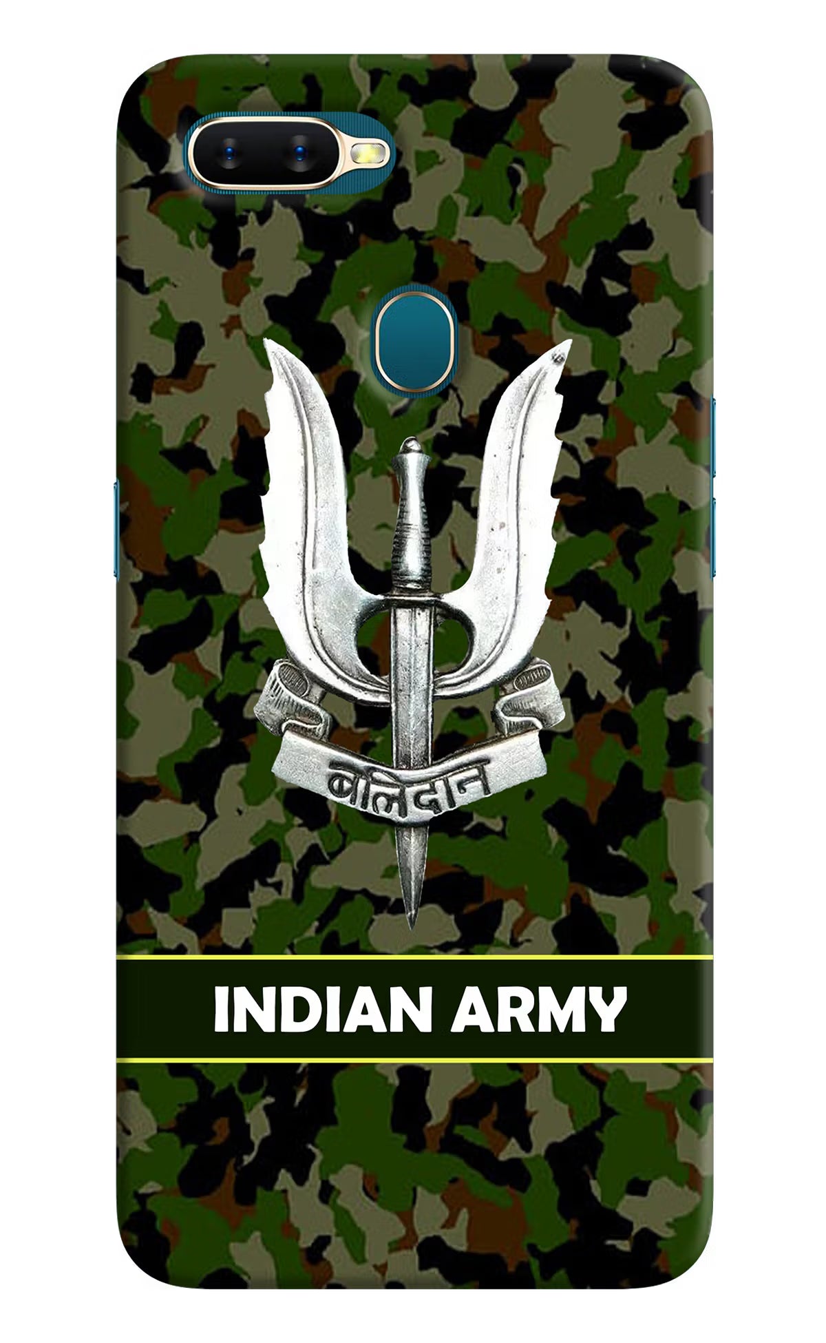 Balidan Indian Logo Oppo A7/A5s/A12 Hard Case Back Cover by Casekaro