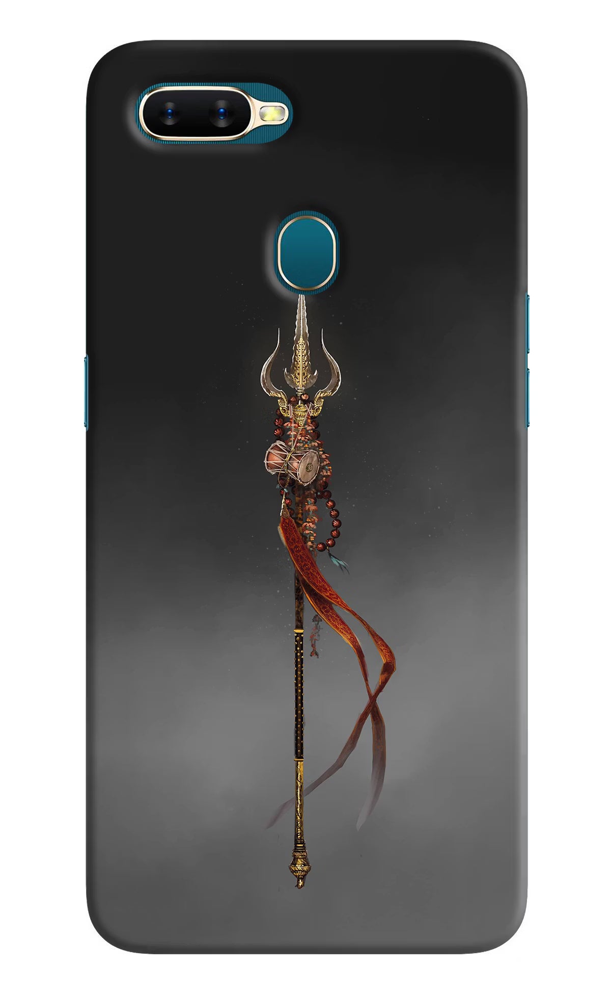 Shiv Trishul Oppo A7/A5s/A12 Hard Case Back Cover by Casekaro