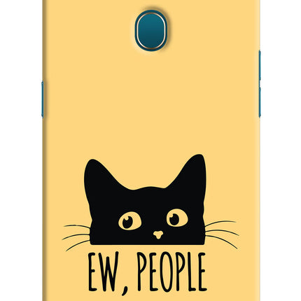 Ew People Catitude Oppo A7/A5s/A12 Hard Case Back Cover by Casekaro