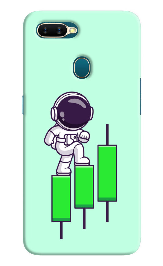 Astronaut Trader Oppo A7/A5s/A12 Hard Case Back Cover by Casekaro