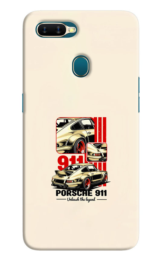 Classic Porsche 911 Oppo A7/A5s/A12 Hard Case Back Cover by Casekaro