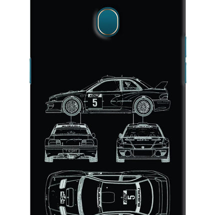 WRC'99 Oppo A7/A5s/A12 Hard Case Back Cover by Casekaro