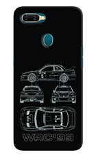 WRC'99 Oppo A7/A5s/A12 Hard Case Back Cover by Casekaro