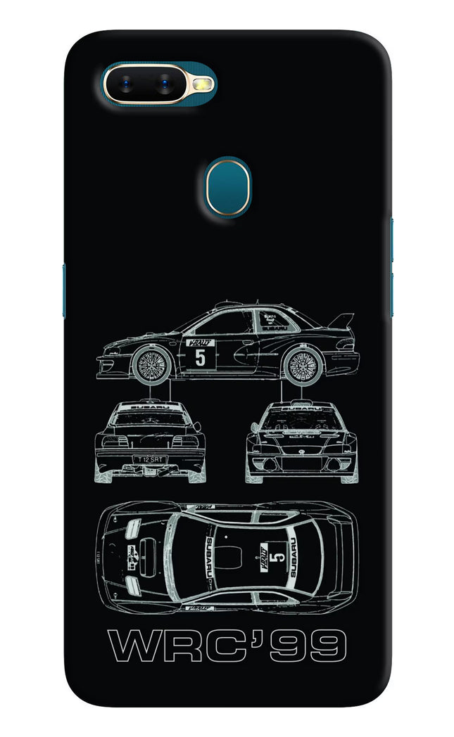 WRC'99 Oppo A7/A5s/A12 Hard Case Back Cover by Casekaro