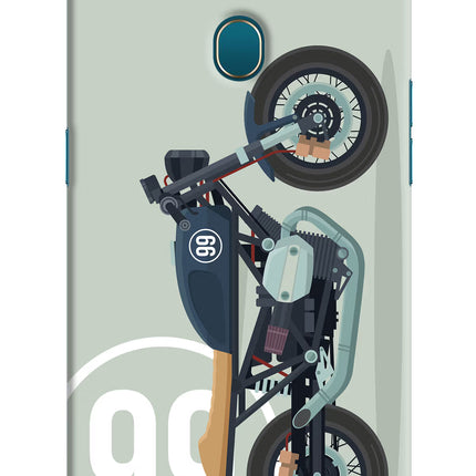 Classic Cafe Racer 99 Oppo A7/A5s/A12 Hard Case Back Cover by Casekaro