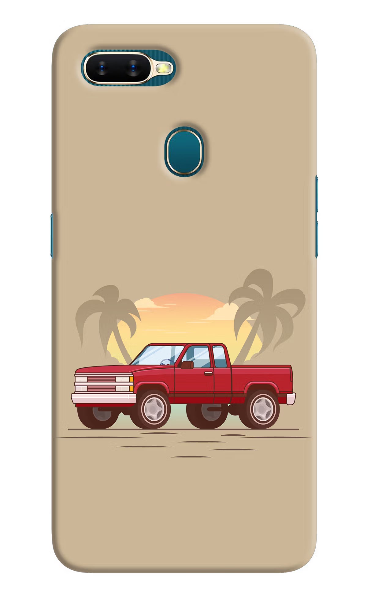 Desert Classic Drive Oppo A7/A5s/A12 Hard Case Back Cover by Casekaro