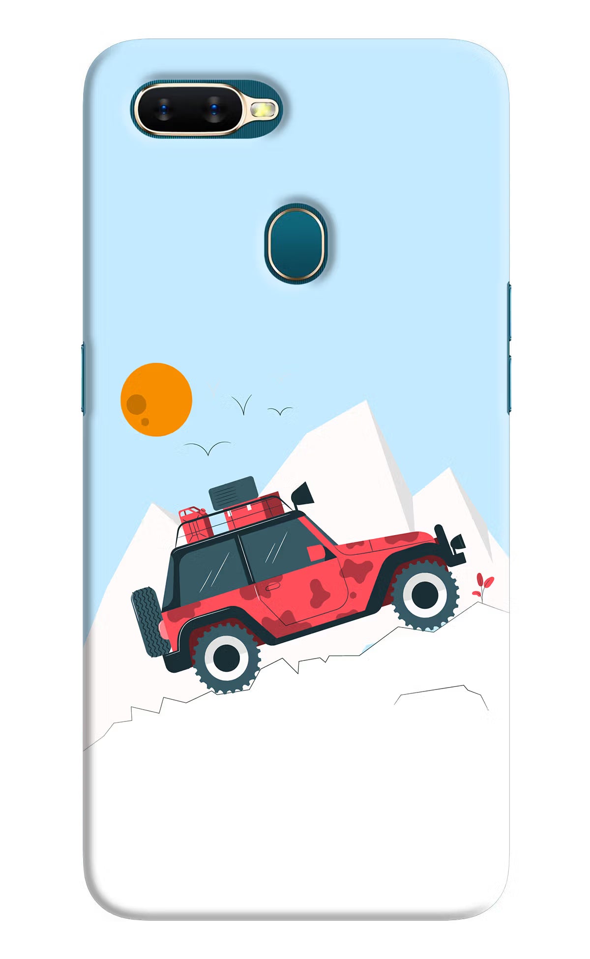 Mountain Trail Beast Oppo A7/A5s/A12 Hard Case Back Cover by Casekaro