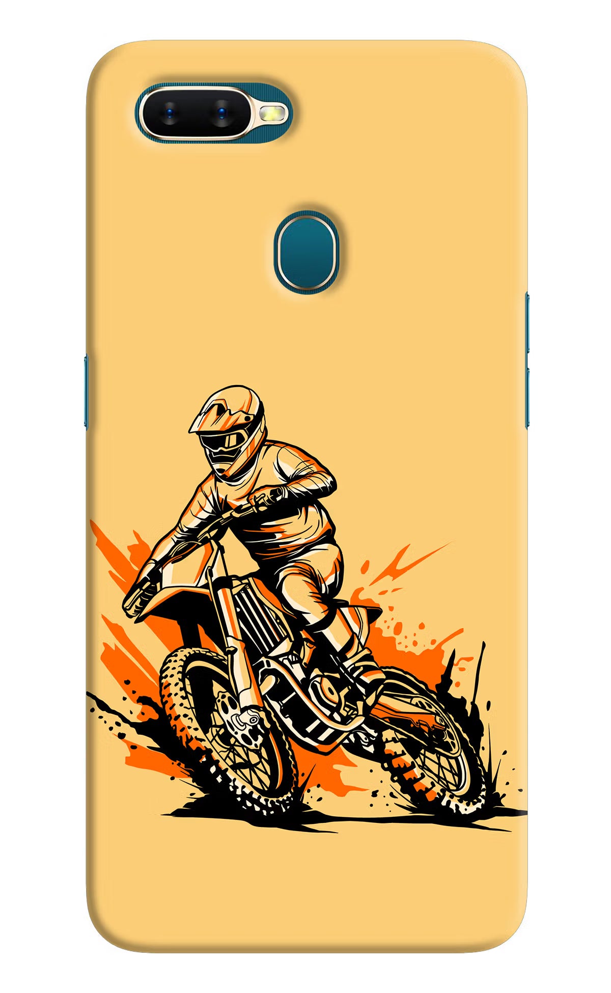 Off-Road Fury Oppo A7/A5s/A12 Hard Case Back Cover by Casekaro