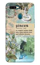 Pisces Zodiac Oppo A7/A5s/A12 Hard Case Back Cover by Casekaro