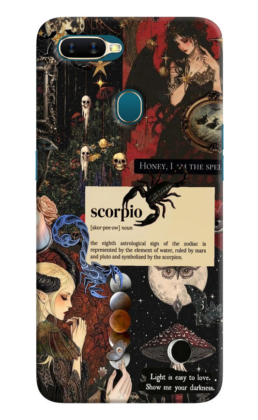 Scorpio Zodiac Oppo A7/A5s/A12 Hard Case Back Cover by Casekaro